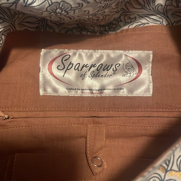 🤍 Boho Cotton purse/bag Sparrows of Splendor - Picture 6 of 9